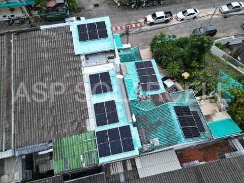 ติดตั้งโซลาเซลล์บ้านลูกค้า 1